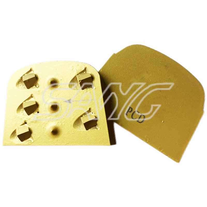 Hot Selling Oem Custom PCD Trapezoid Grinding Segments Grinding Block Diamond Grinding Disc for Concrete Floor
